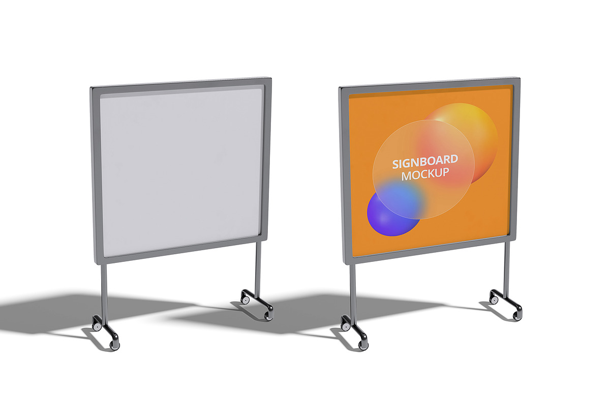 Signboard Mockup, an Advertising Mockup by GraphicsPixel (Photo 3 of 4)