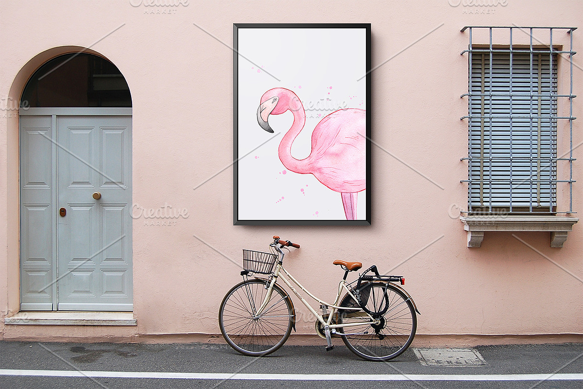 Totally Pink set + free backgrounds, an Illustration by Alena Ermakova (Photo 2 of 5)