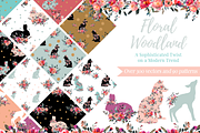 64% OFF! Floral Woodland Bundle, a Pattern Graphic by TheLegacyBrandingCo (Thumbnail 1 of 14)