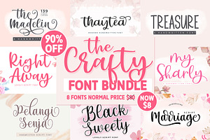 The Crafty Font Bundle