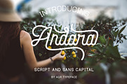 Andara Font ( 30% OFF ), a Script Font by AQR Studio (Thumbnail 2 of 15)