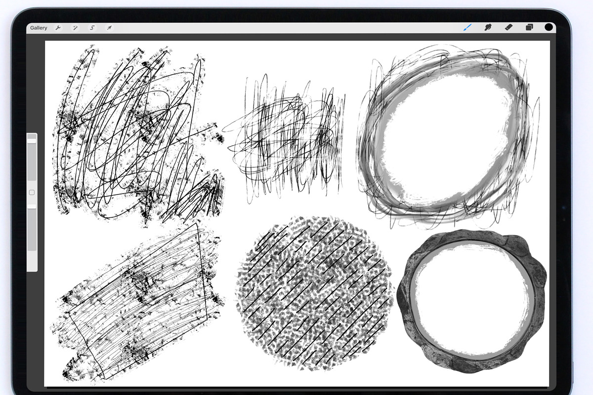 Procreate Brushes - Messy Details, a Brush Add-On by Li Zamperini (Photo 9 of 10)