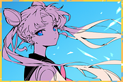 Anime Nostalgia Retro Brushes, a Brush Add-On by Cozy Brushery (Thumbnail 2 of 11)