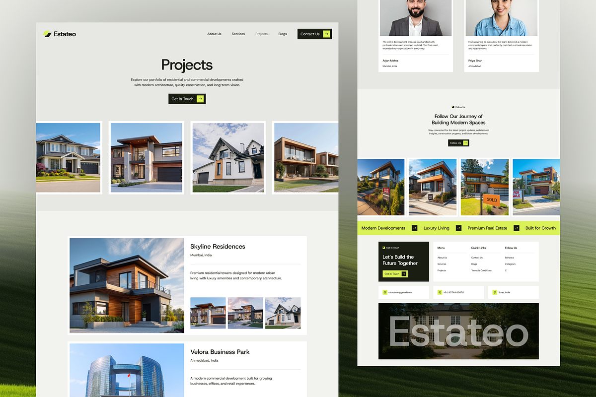 Real Estate Framer Template, an UI Kit Template by UI/UX Ocean (Photo 4 of 4)
