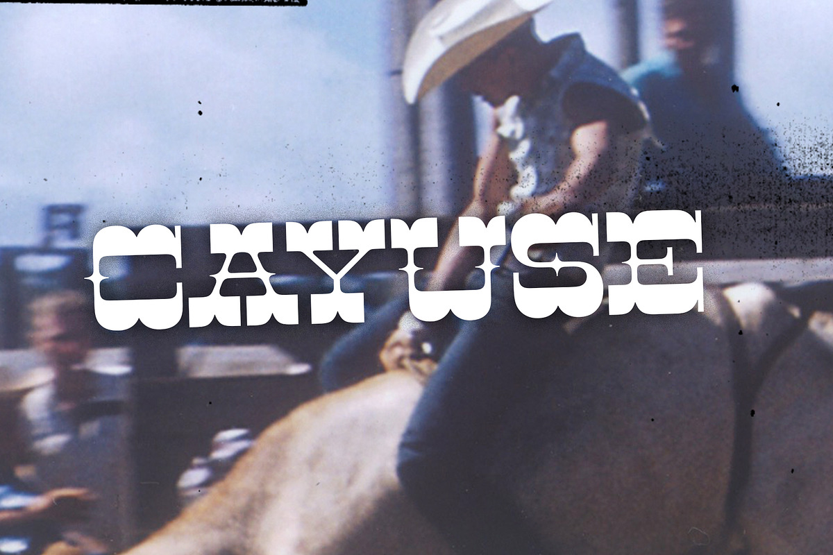 Cayuse Display Font + Word Logos