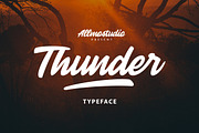 Thunder, a Script Font by Allmostudio (Thumbnail 1 of 8)