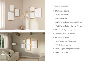 Frame Mockup Scene Collection