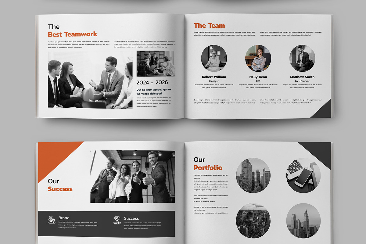 Corporate Business Brochure Layout, a Brochure Template by ContestDesign (Photo 4 of 5)