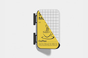 Signboard Mockup, an Advertising Mockup by Unerispace (Thumbnail 2 of 2)