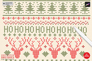 Knit Stitch Brushes for Procreate, a Brush Add-On by Julia Dreams (Thumbnail 2 of 6)