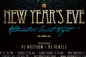 NYE - New Year Alternative Flyer