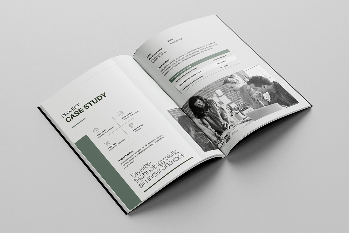 Business Proposal Template, Brochure, a Brochure Template by Niofix (Photo 4 of 6)