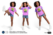 African Kids Girl T-Shirt Mockups, a Shirt Mockup by Hi, Mock-Up! (Thumbnail 6 of 10)