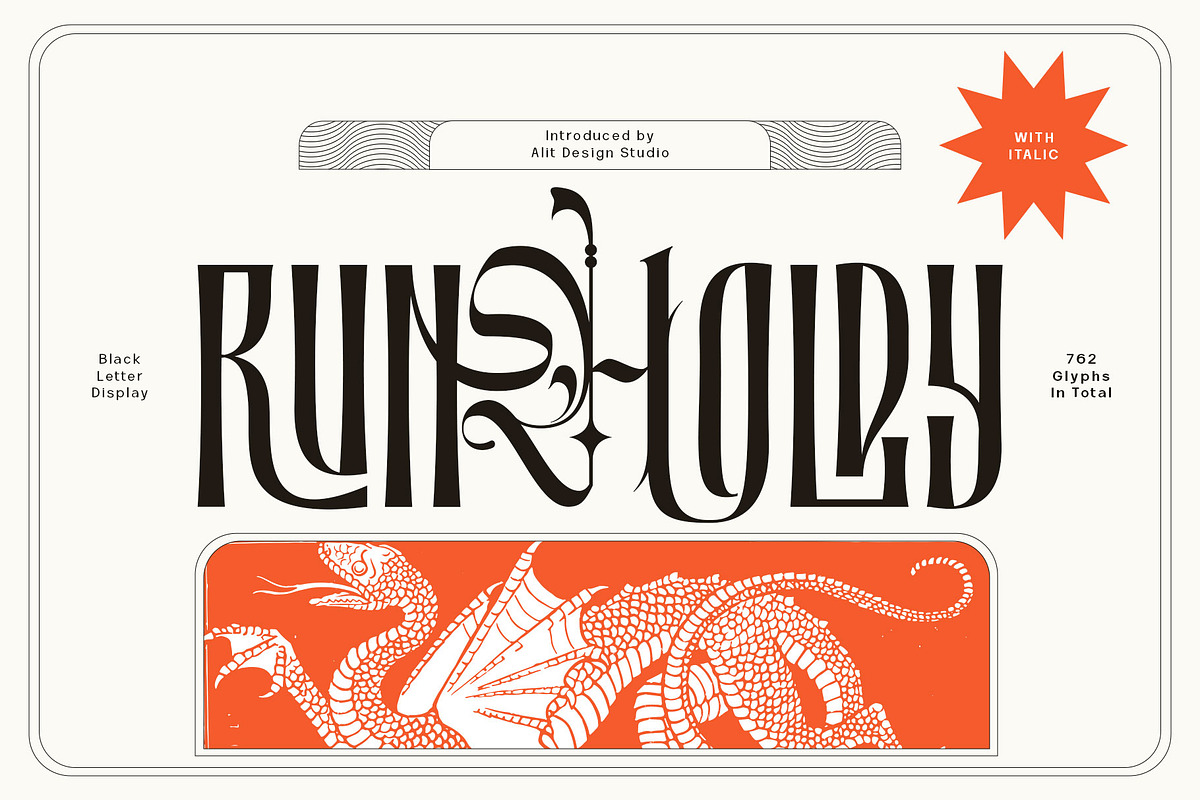 The Blackletter Bundle Alitdesign, a Blackletter Font by alit design (Photo 18 of 19)