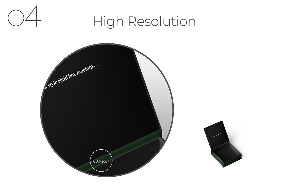 Square Book Style Rigid Box Mockup, a Packaging Mockup by Sheikhadesign (Photo 5 of 11)