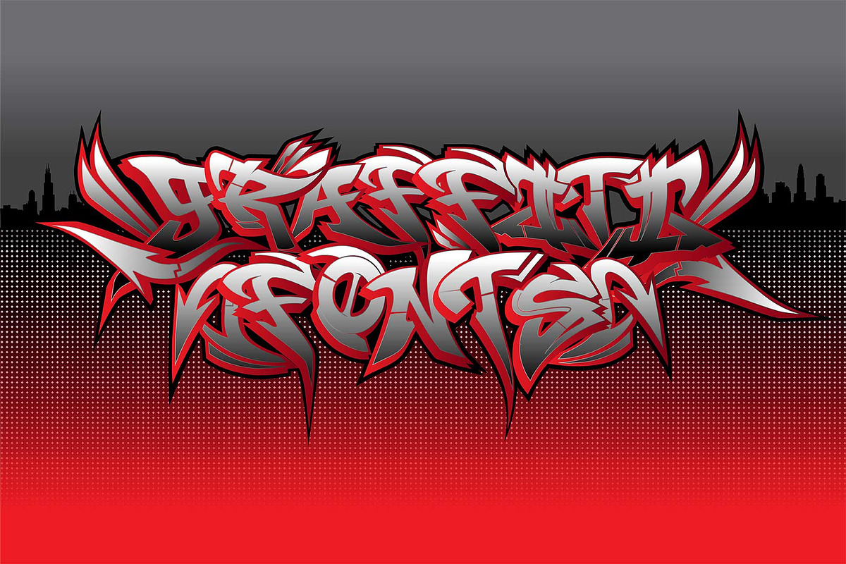 Graffiti Fonts | RaseOne, a Font by Graffiti Fonts® (Photo 2 of 4)