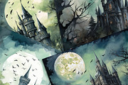 Eerie Gothic Castle, a Background Graphic by Curve Design (Thumbnail 4 of 4)