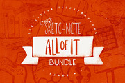 All of It: Sketchnote Bundle, a Food Illustration by Mitch Made (Thumbnail 1 of 21)