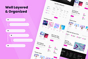 NFT Marketplace Web Design, a Wireframe Template by INSPR STD (Thumbnail 2 of 6)
