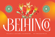 Belhinco Luxury Display Serif Font, a Serif Font by timelesstype.co (Thumbnail 1 of 20)