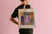 Retro blocks surface pattern, a Pattern Graphic by Kusik Illustration (Thumbnail 7 of 9)