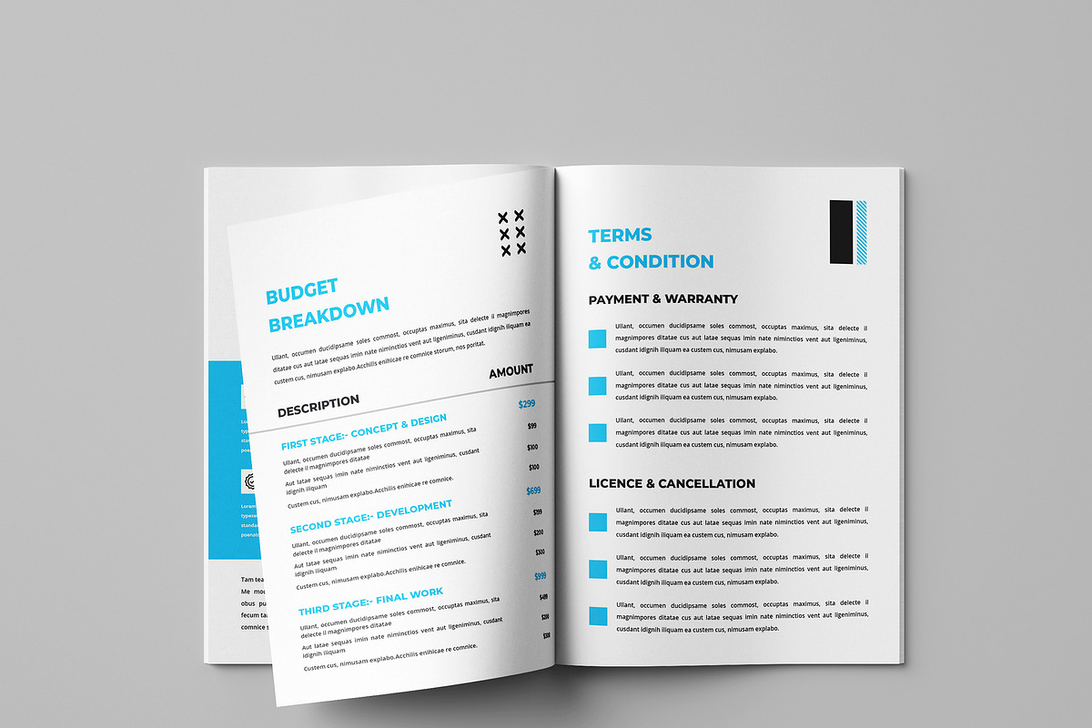 Minimal Business Project Proposal, a Brochure Template by mijli (Photo 11 of 14)