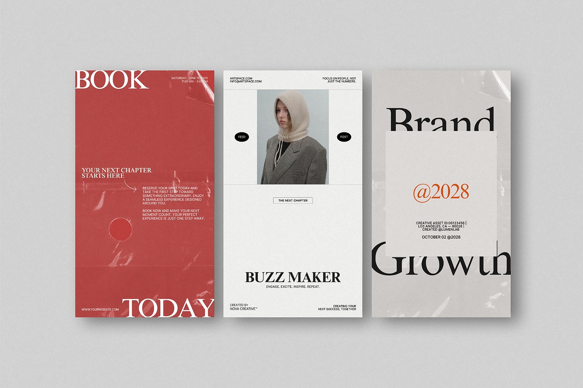 ZUNO | Instagram STORIES Bundle, a Social Media Template by The Aesthetic Studio (Photo 5 of 10)