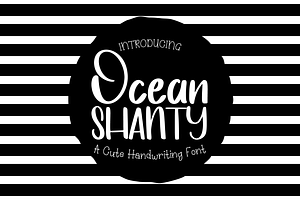 Ocean Shanty Cute Handwriting Font