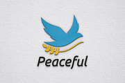 Peaceful Dove Pigeon Bird Fly Logo, a Branding & Logo Template by jongcreative (Thumbnail 3 of 4)