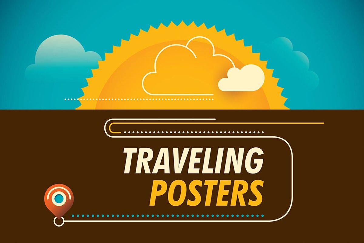 Traveling posters, a Transportation Illustration by Radoman (Photo 1 of 10)