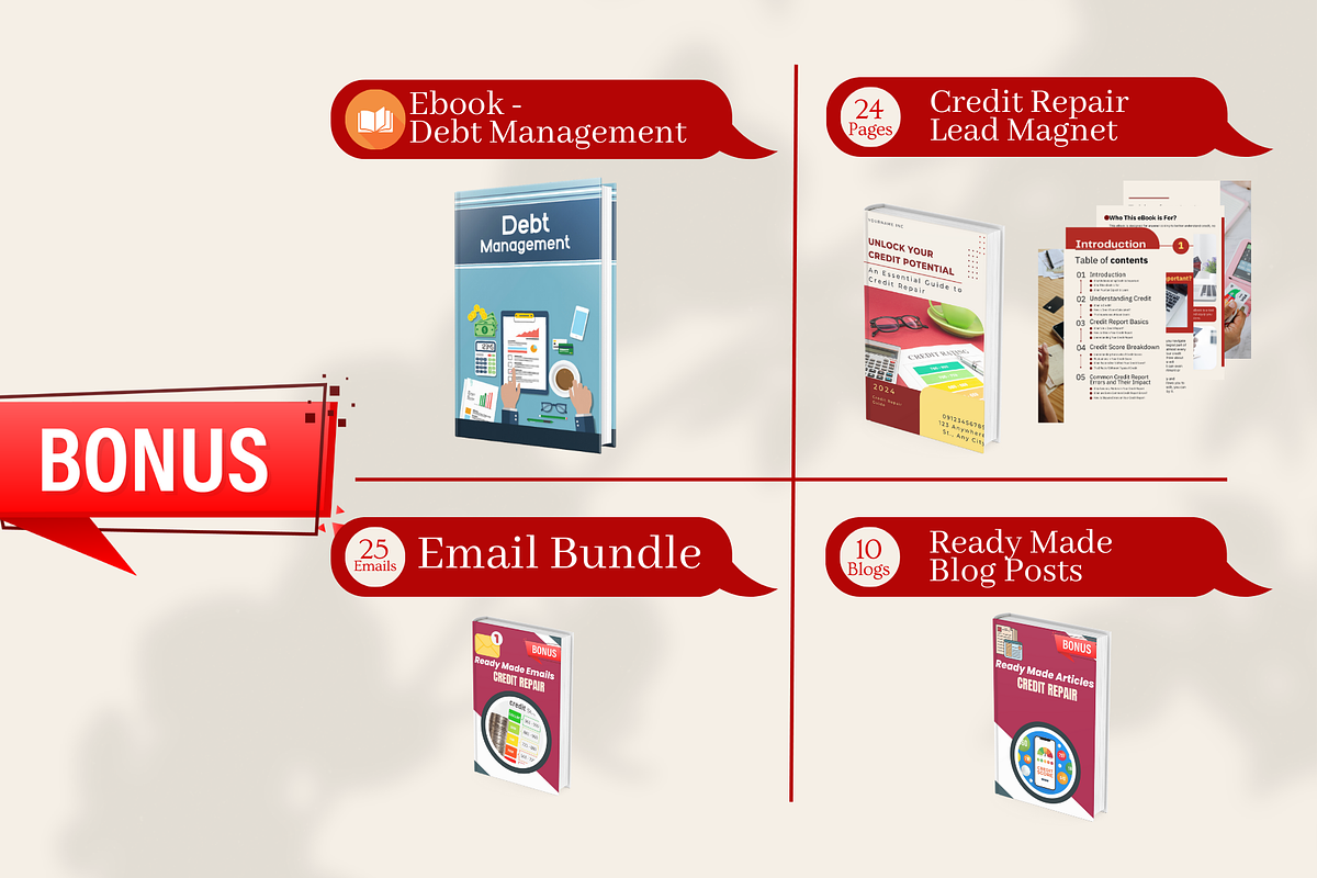 Credit Repair - Canva Templates, a Social Media Template by Viral Content Design (Photo 8 of 14)