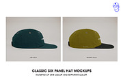 Classic Six Panel Hat Mockups, a Hat Mockup by made_by_nope (Thumbnail 3 of 7)
