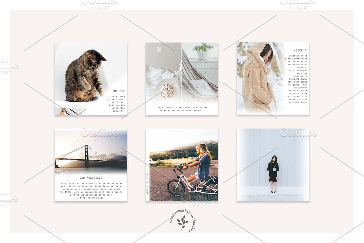 Social Media Pack / Kit 2, a Social Media Template by Blossom (Photo 4 of 7)