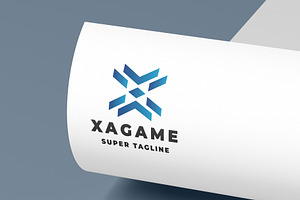 Xagame Letter X Logo, a Branding & Logo Template by Design_Planet