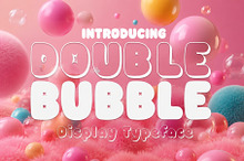 Double Bubble 3D Typeface