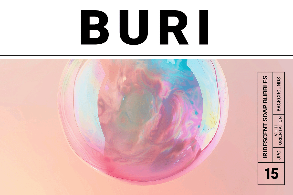 Buri Co - Iridescent Soap Bubbles, a Decorative Illustration by milatovar (Photo 1 of 22)