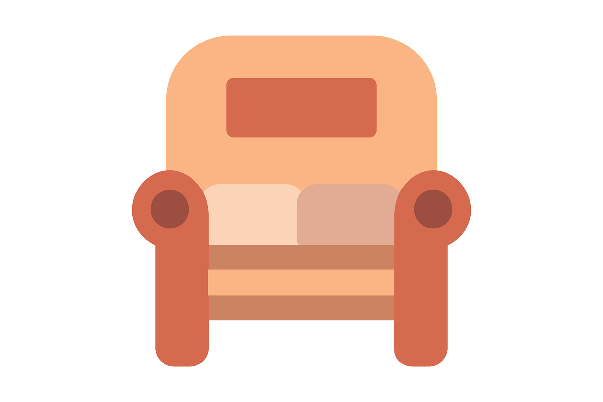 Sofa Flat Icon, a Duotone Icon by Pexelpy (Photo 2 of 2)