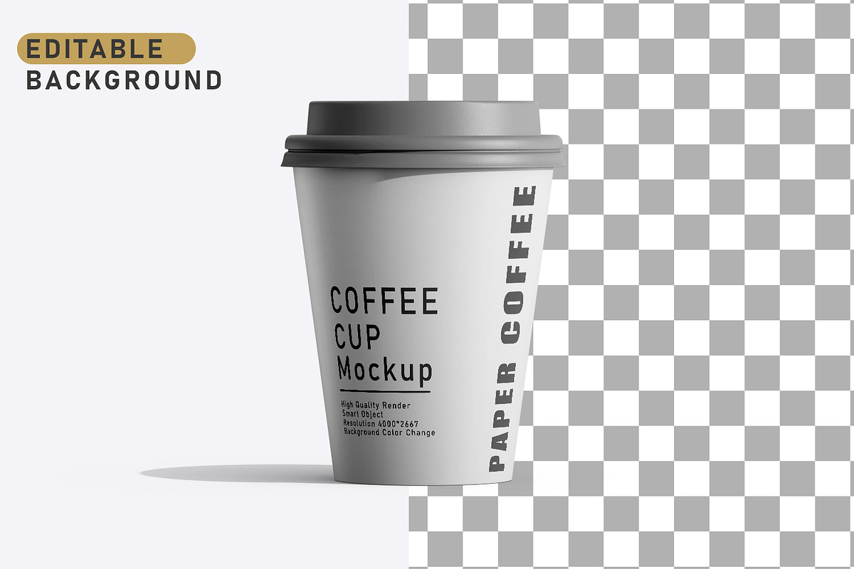 Scattered Paper Cups Mockup, a Packaging Mockup by pixelmock (Photo 4 of 18)