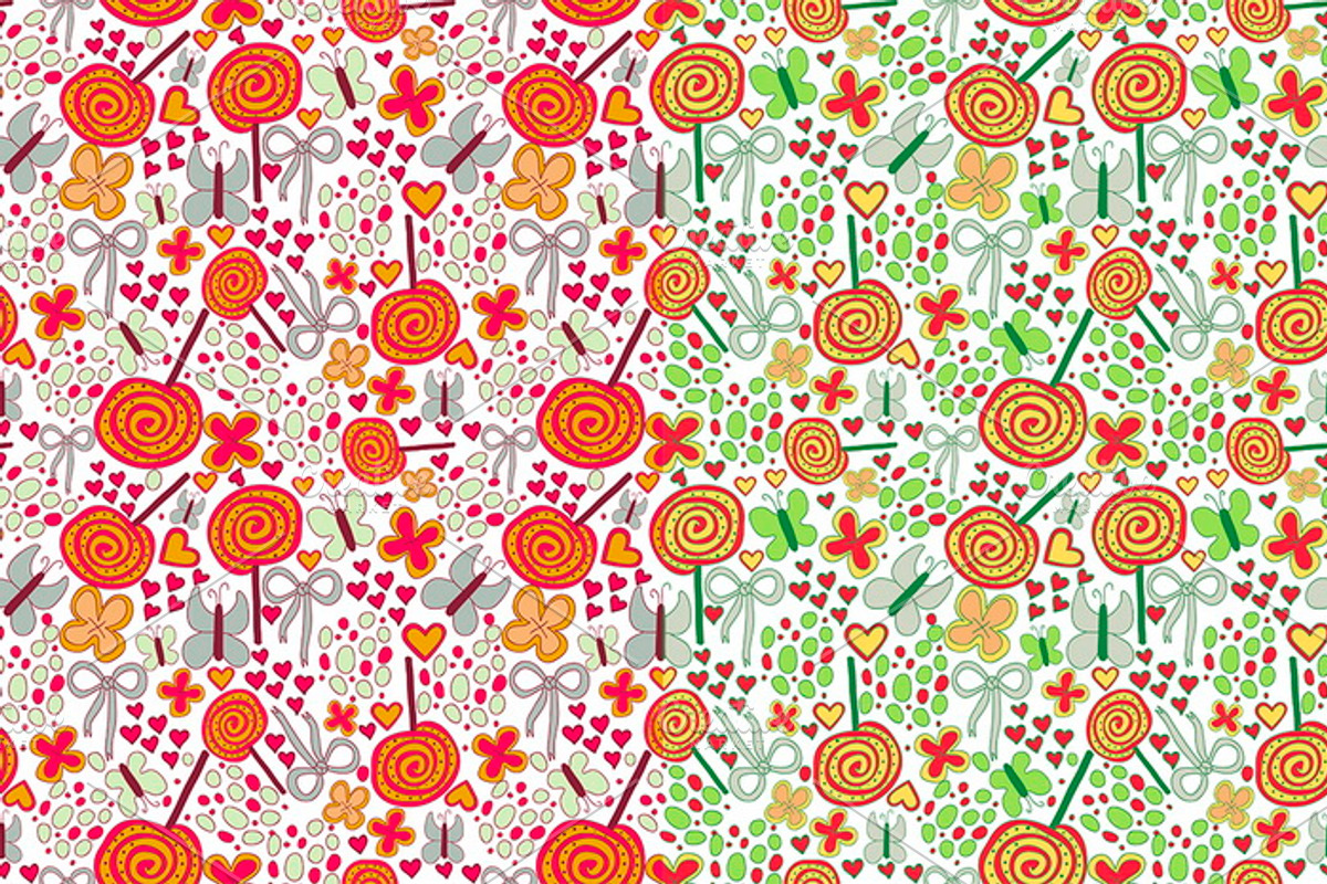 Sweet pattern collection, a Pattern Graphic by leffka (Photo 2 of 5)