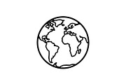 World Map Globe Vector Icon Bundle, an Illustration by Designs_River (Thumbnail 11 of 51)