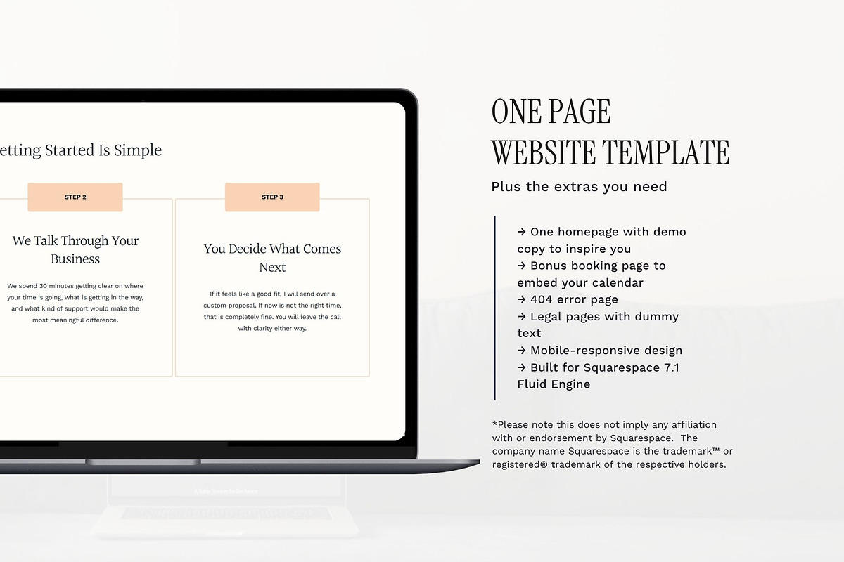 Virtual Assistant Website Template, a Squarespace Template by Pretty Boss Designs (Photo 4 of 7)
