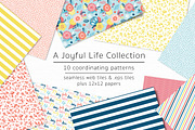 A Joyful Life-vector & jpg, a Pattern Graphic by patternpop studio (Thumbnail 1 of 2)