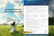 Editable Resume Templates, CV Word, a Resume Template by Career Canvas (Thumbnail 1 of 11)