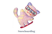 Olympic Games, animal sportsmen, an Animal Illustration by fiolika (Thumbnail 4 of 14)