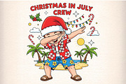 Christmas in July Squad Png, an Illustration by Craft Nest (Thumbnail 1 of 7)