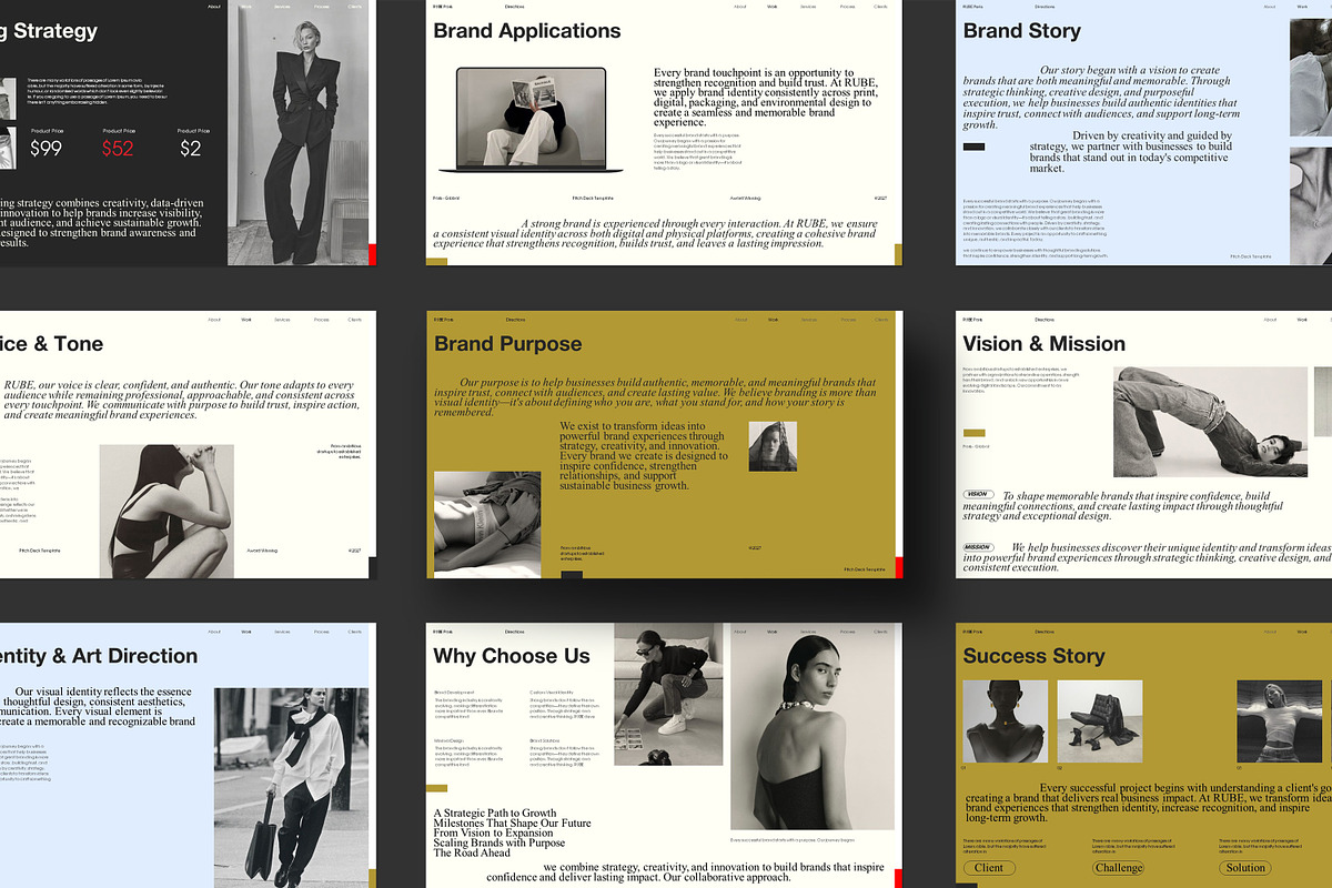 RUBE - Pitch Deck Presentation, a Presentation Template by CreativexGenius (Photo 8 of 10)