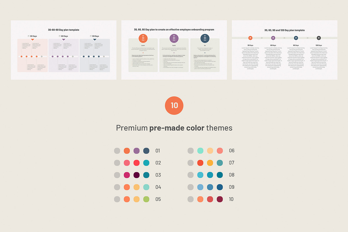 30 60 90 Day Plan for PowerPoint, a Presentation Template by HiSlide.io (Photo 4 of 4)