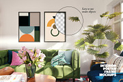Poster Mockup Set Modern Interior #1, a Product Mockup by LEROY Design (Thumbnail 5 of 5)