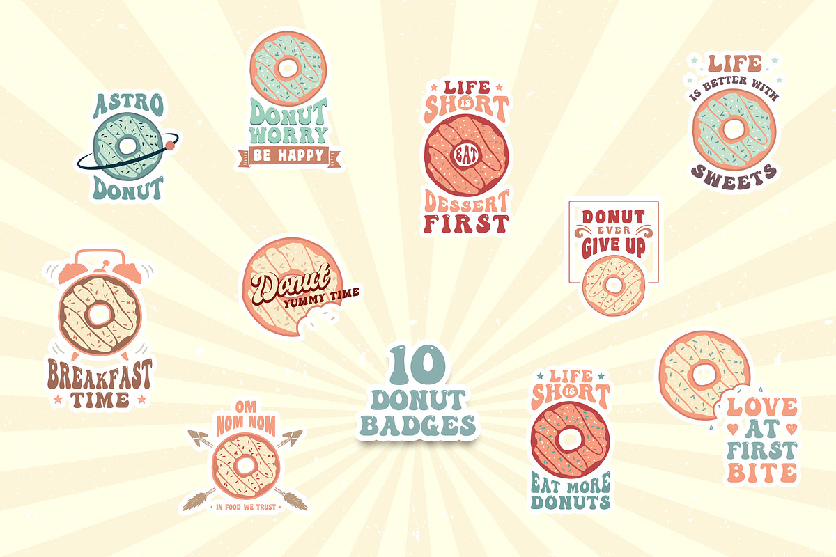 Taste Of Summer. 60 Groovy Logos, an Object Graphic by Cosmic Store (Photo 19 of 26)