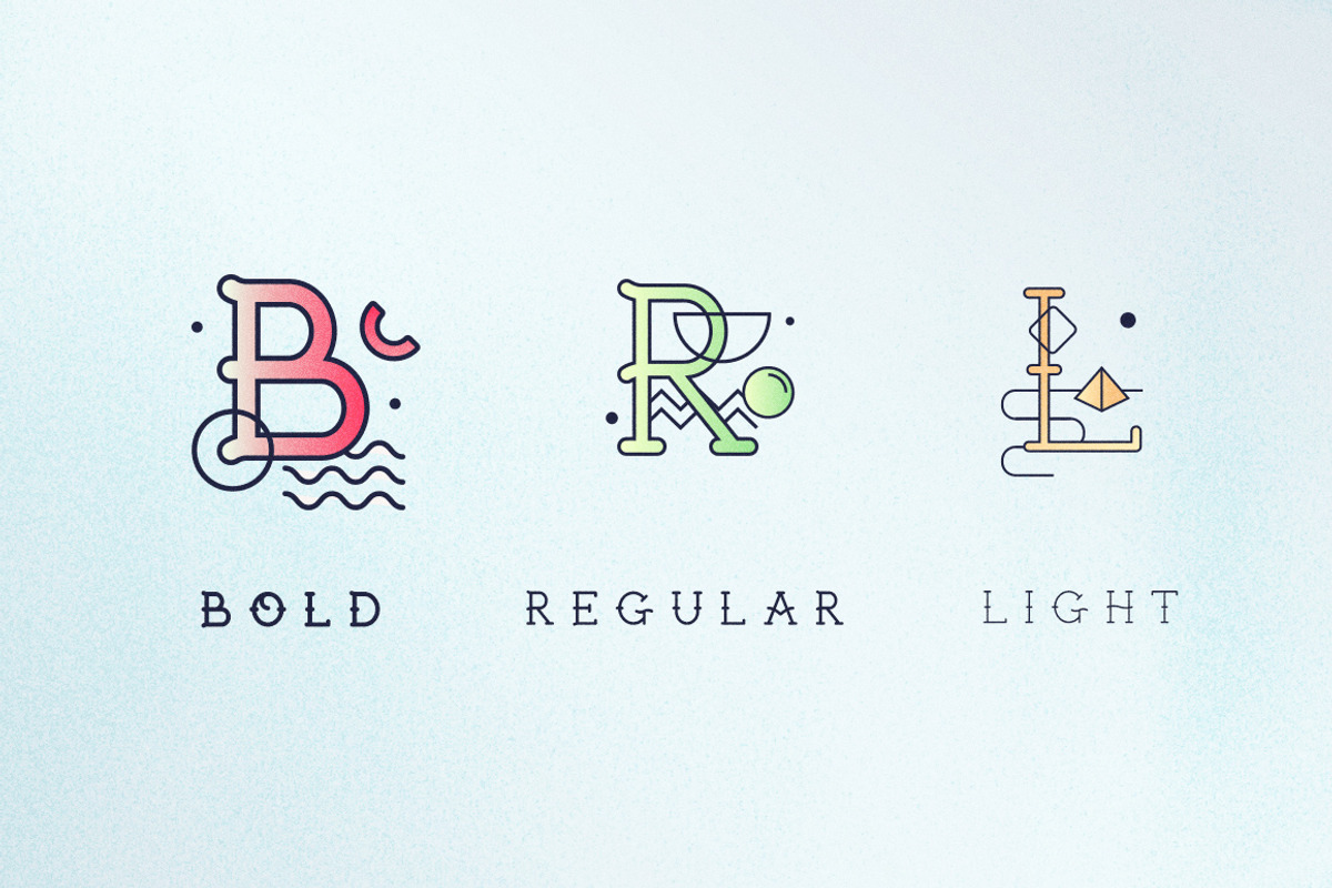 Gloria Typeface preview 2